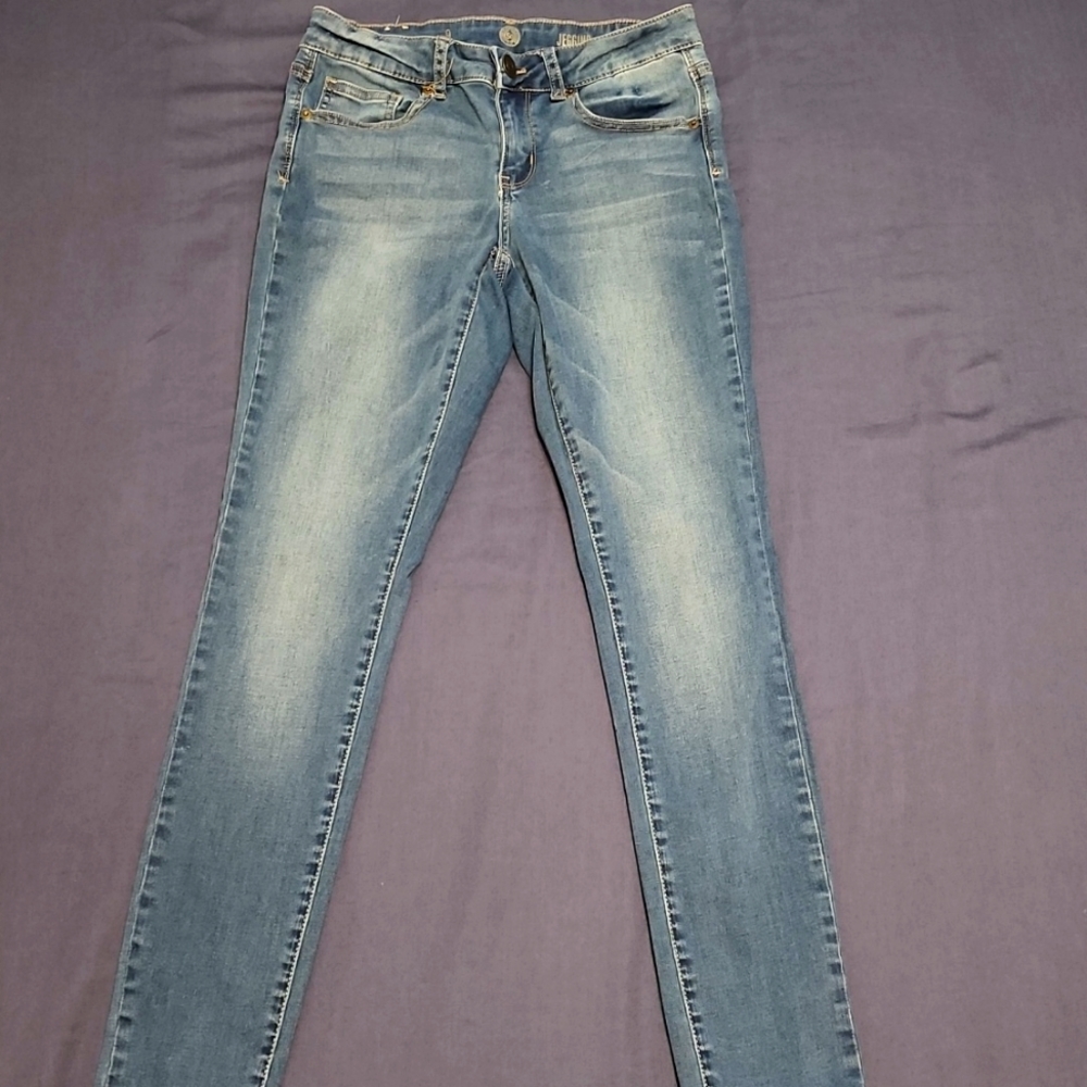 Woman's Juniors Sz. 9 Blue Denim Jeans Jegging